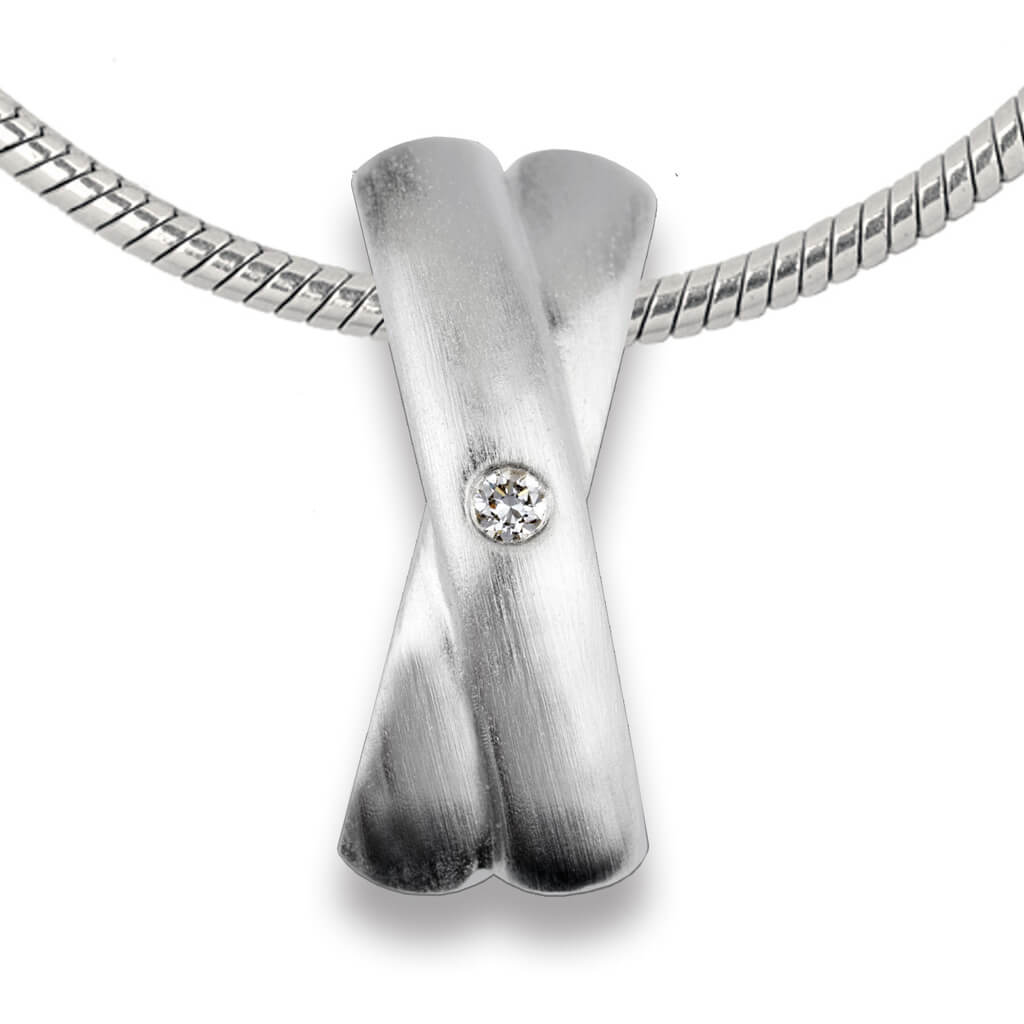 Fritsch Anhänger Silber Brillant Diamant