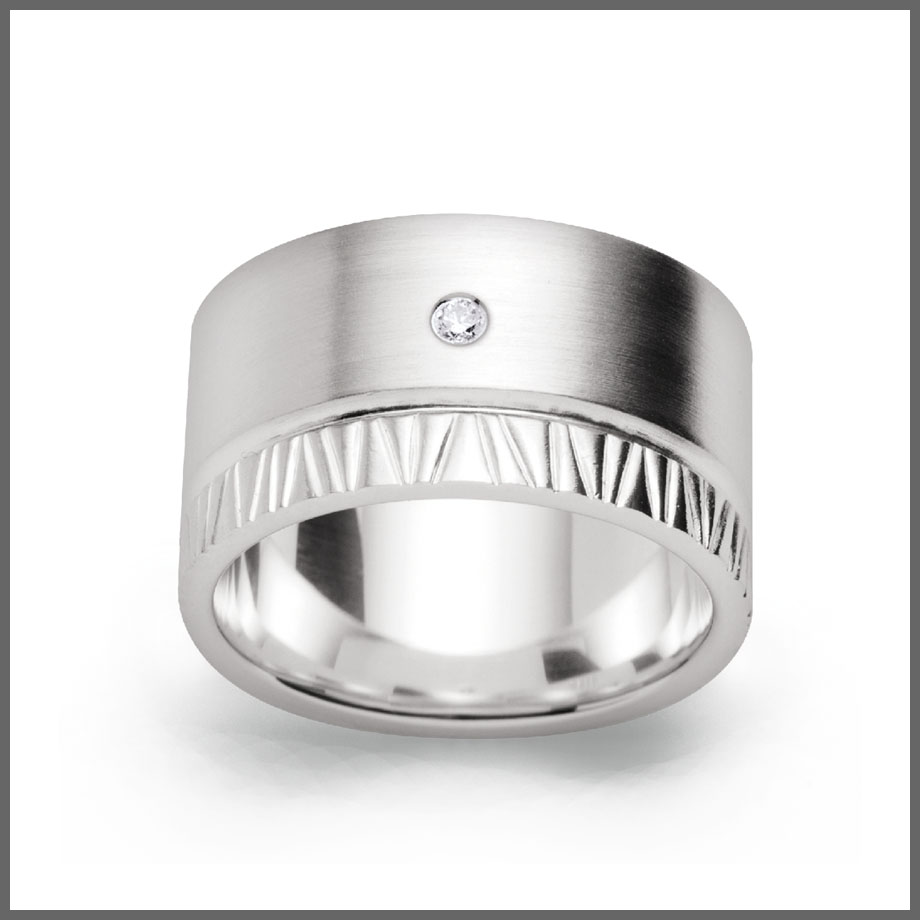 Bastian inverun Schmuck 25770 Damenring mit Brillant