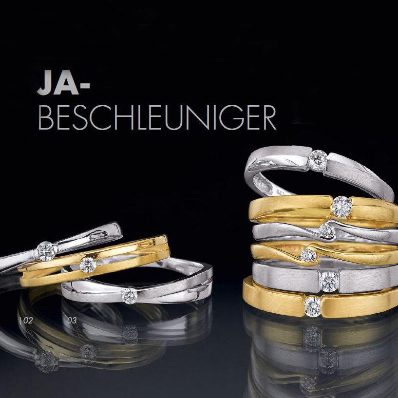 Antragsring Verlobungsring Gold 585 333 Weißgold Gelbgold Rotgold mit Brillanten